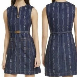 Tory Burch Gemini Link Denim Dress